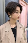 美シルエットの大人ハンサムショート　原依里