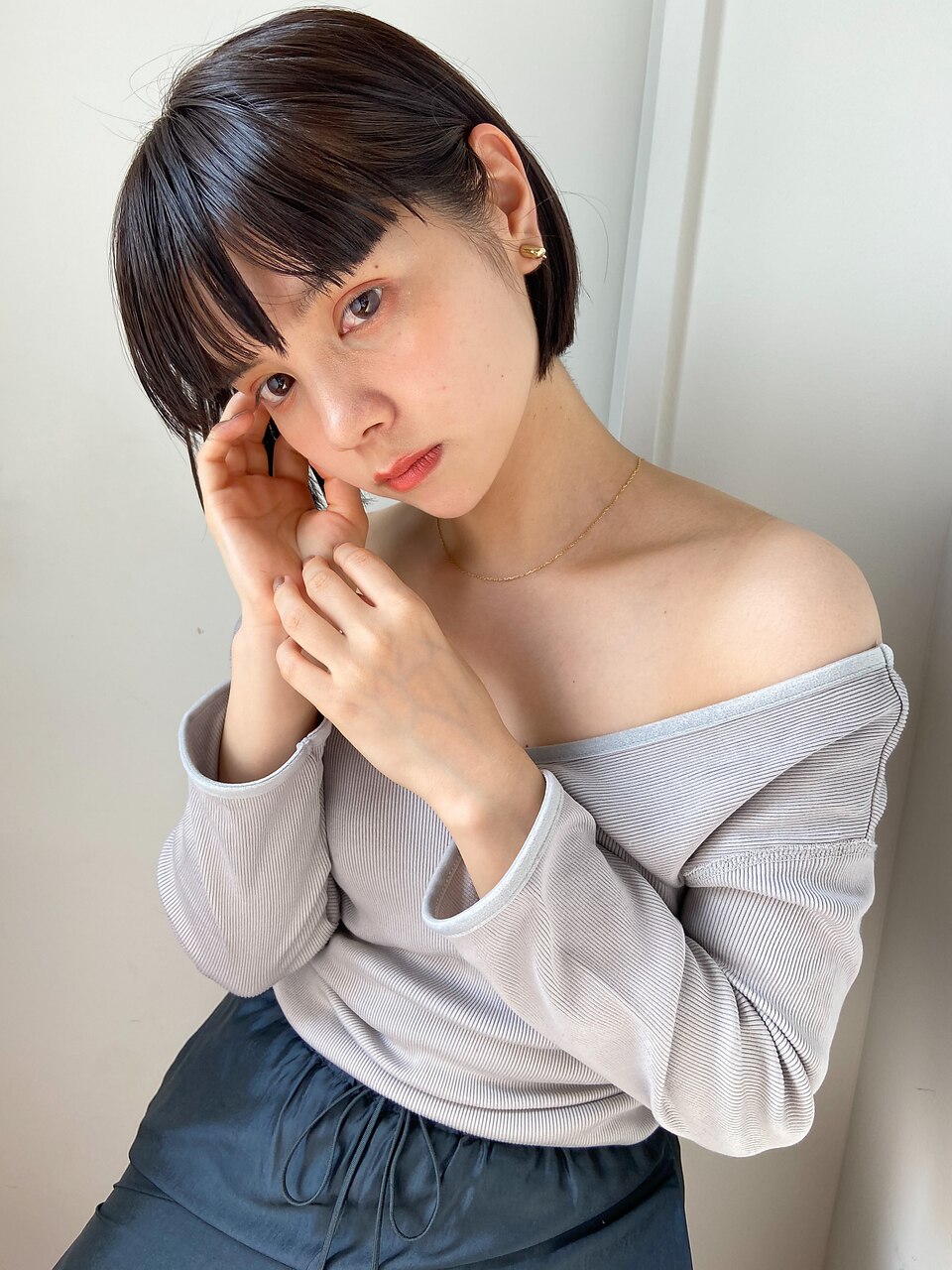 【union_okamoto】ミニボブ×ワイドバング