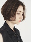 リラックスフェミニンAラインボブ/暗めカラー