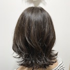 外ハネミディアム カーキアッシュ