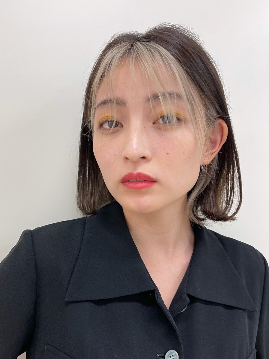 抜け感フェイスフレーミングBOB