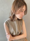 【PARK】外ハネレイヤーロブ×シアーブラウン