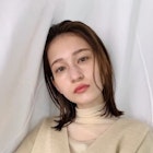 ミルクティーベージュ×鎖骨ロブ