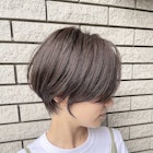 前髪長め大人ショート♪