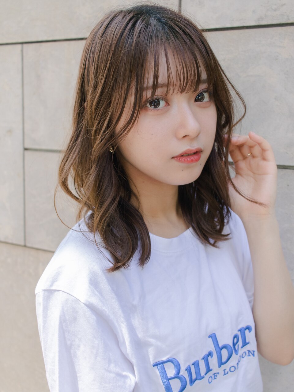 小顔見せに◎ヨシンモリミディ