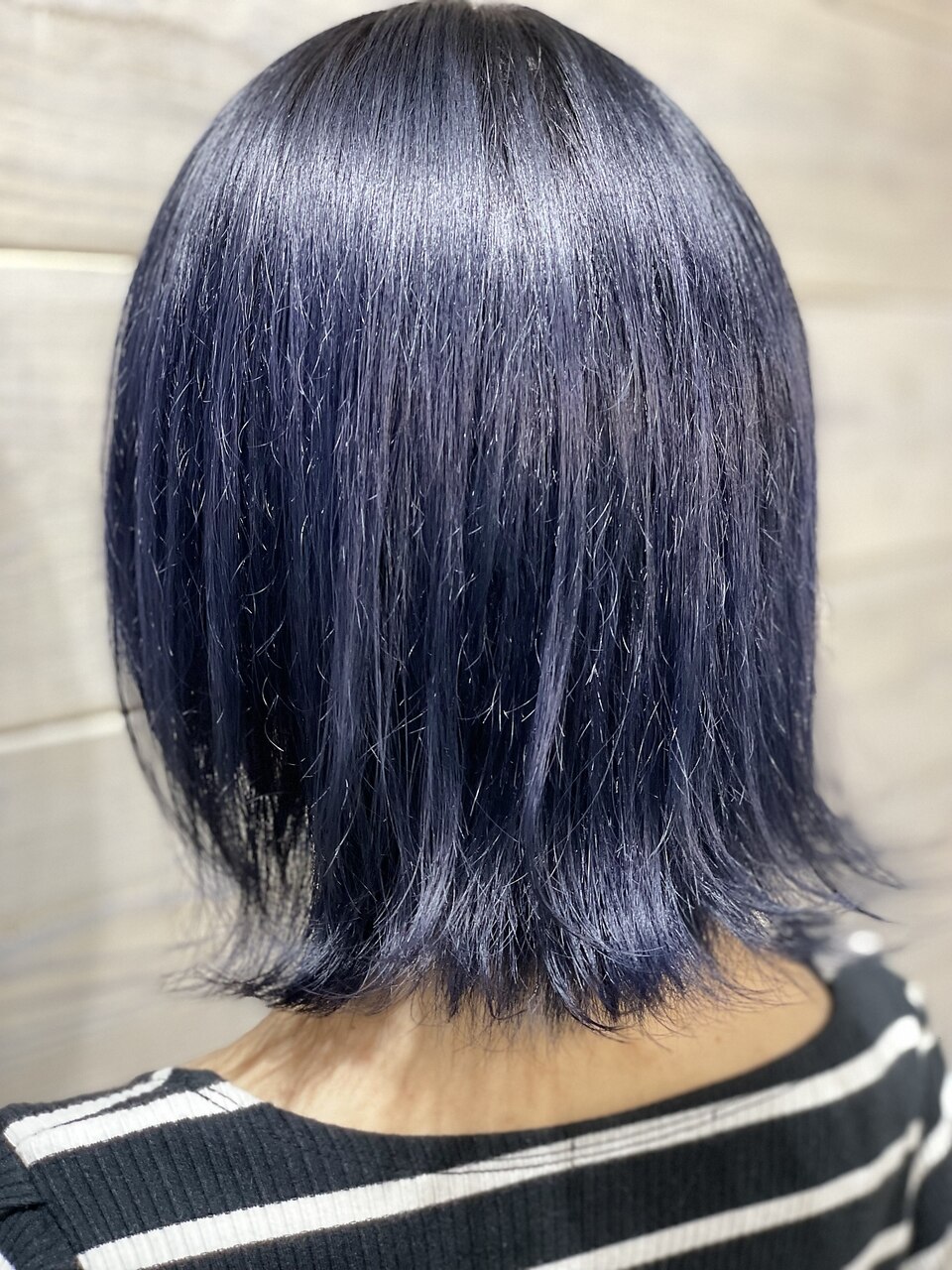 切りっぱなし×ブルー