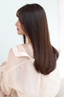シースルー前髪×ツヤ感ロング