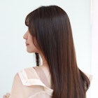 シースルー前髪×ツヤ感ロング