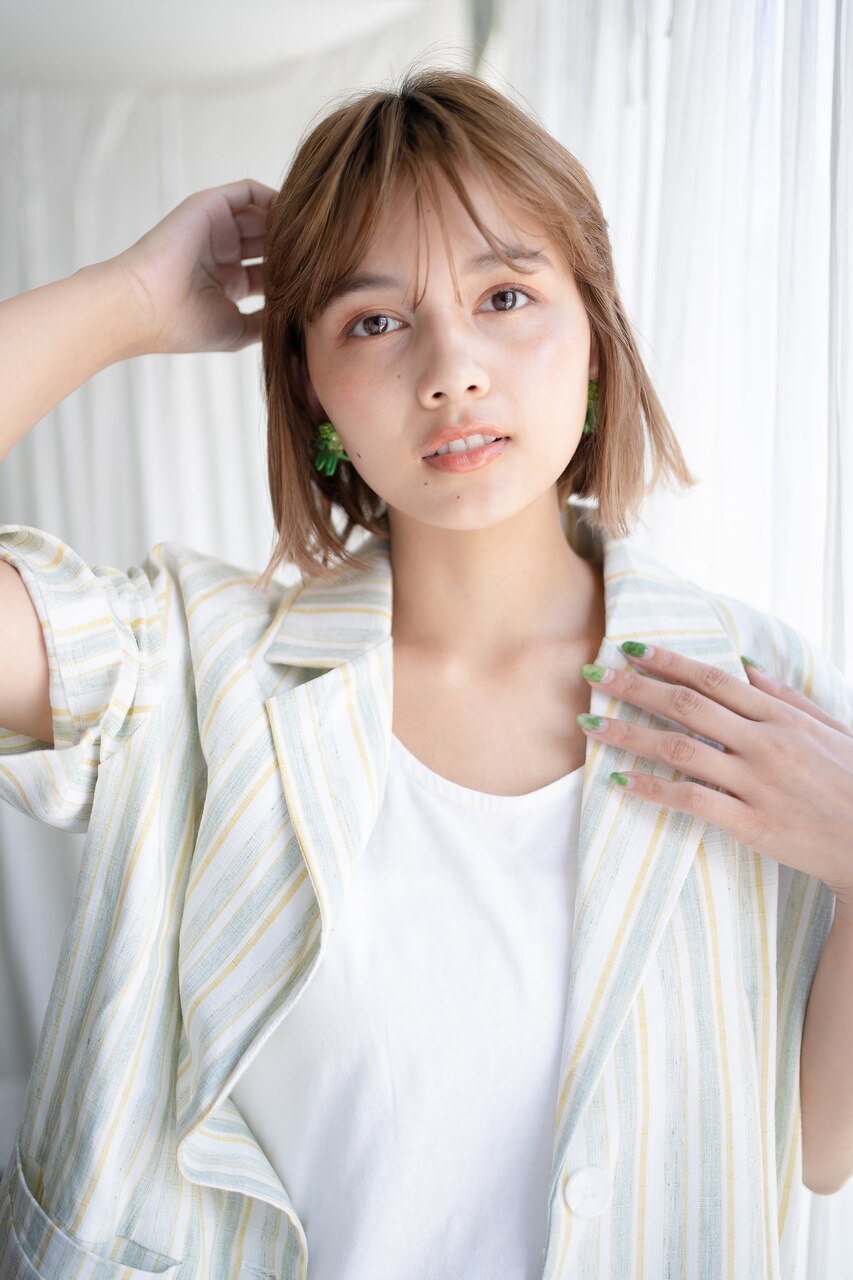 前髪パーマで崩れない！ラインとニュアンスを楽しむミニボブ
