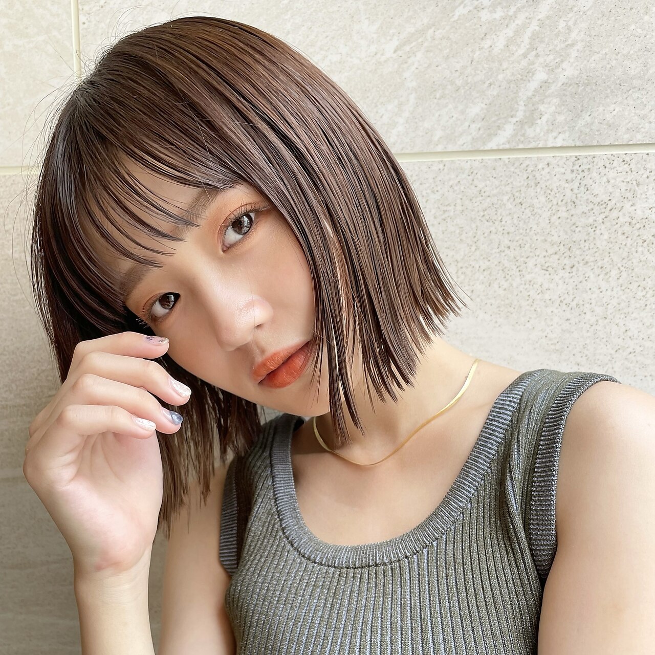 タッセルカットで韓国ガールに 理想が見つかるカタログ スタイリング見本 ホットペッパービューティーマガジン