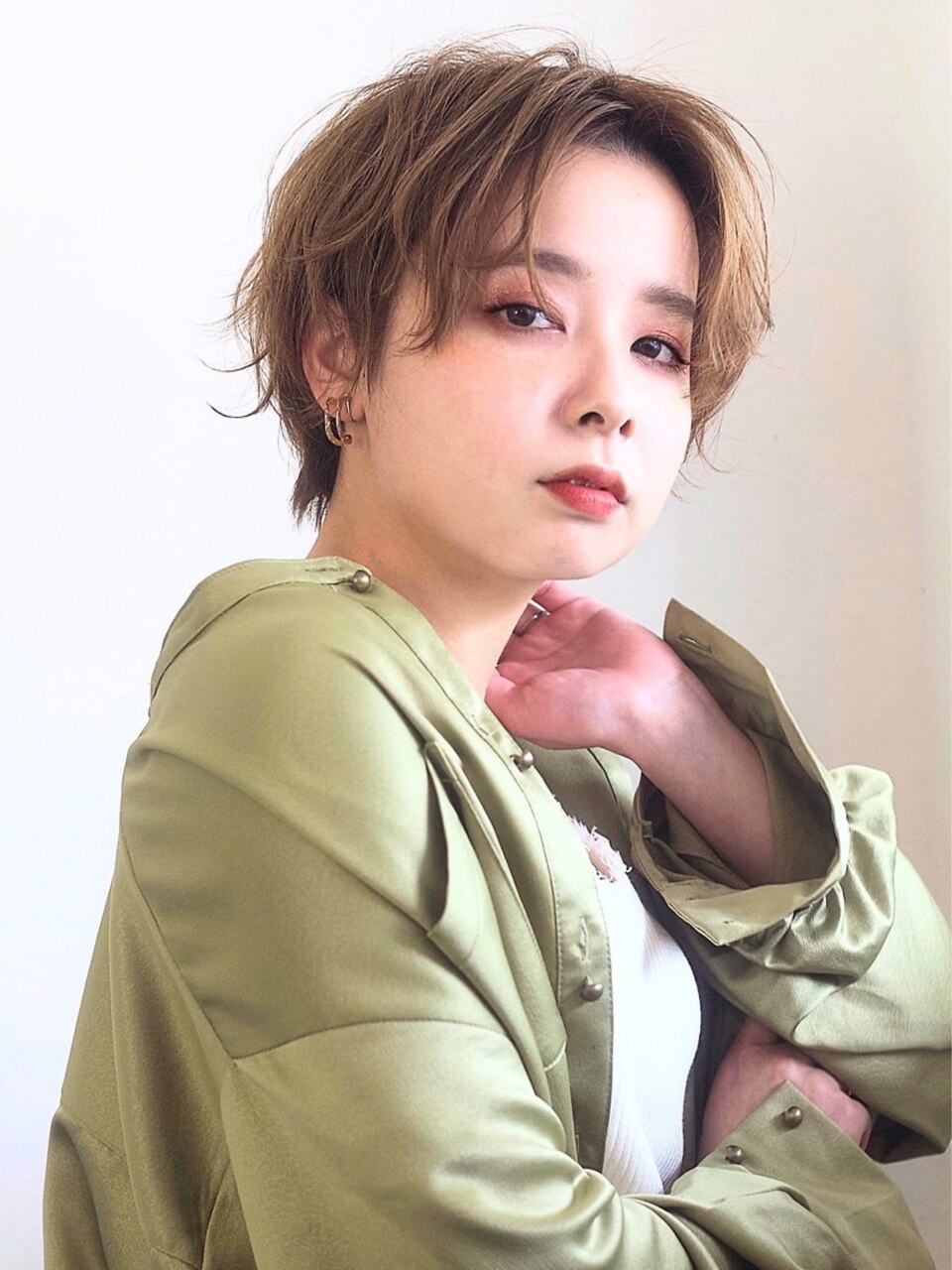 大人可愛いショートヘア