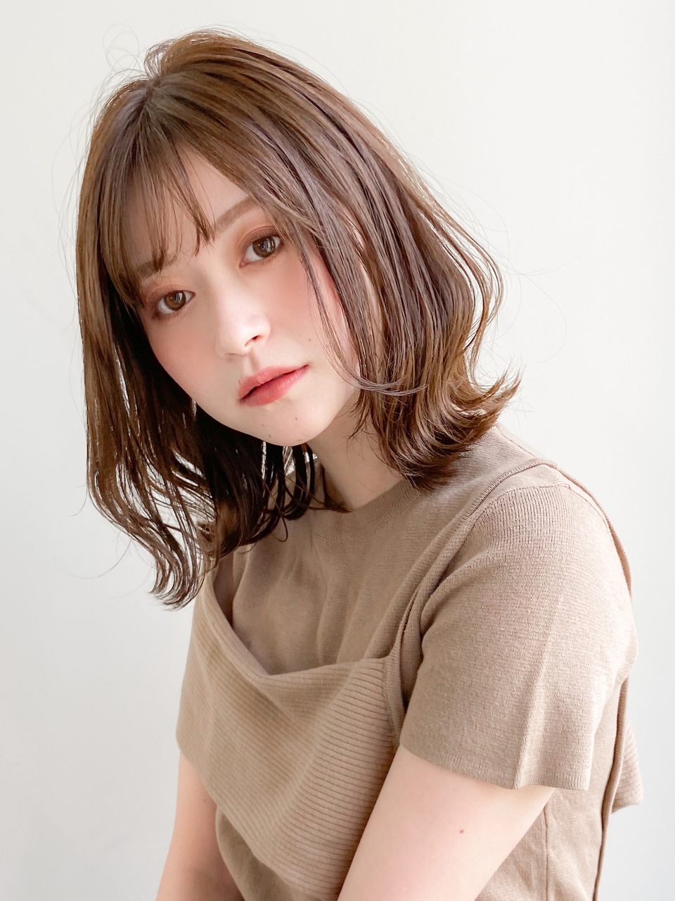 フェザーバング☆大人かわいいデジタルパーマくびれミディ◯