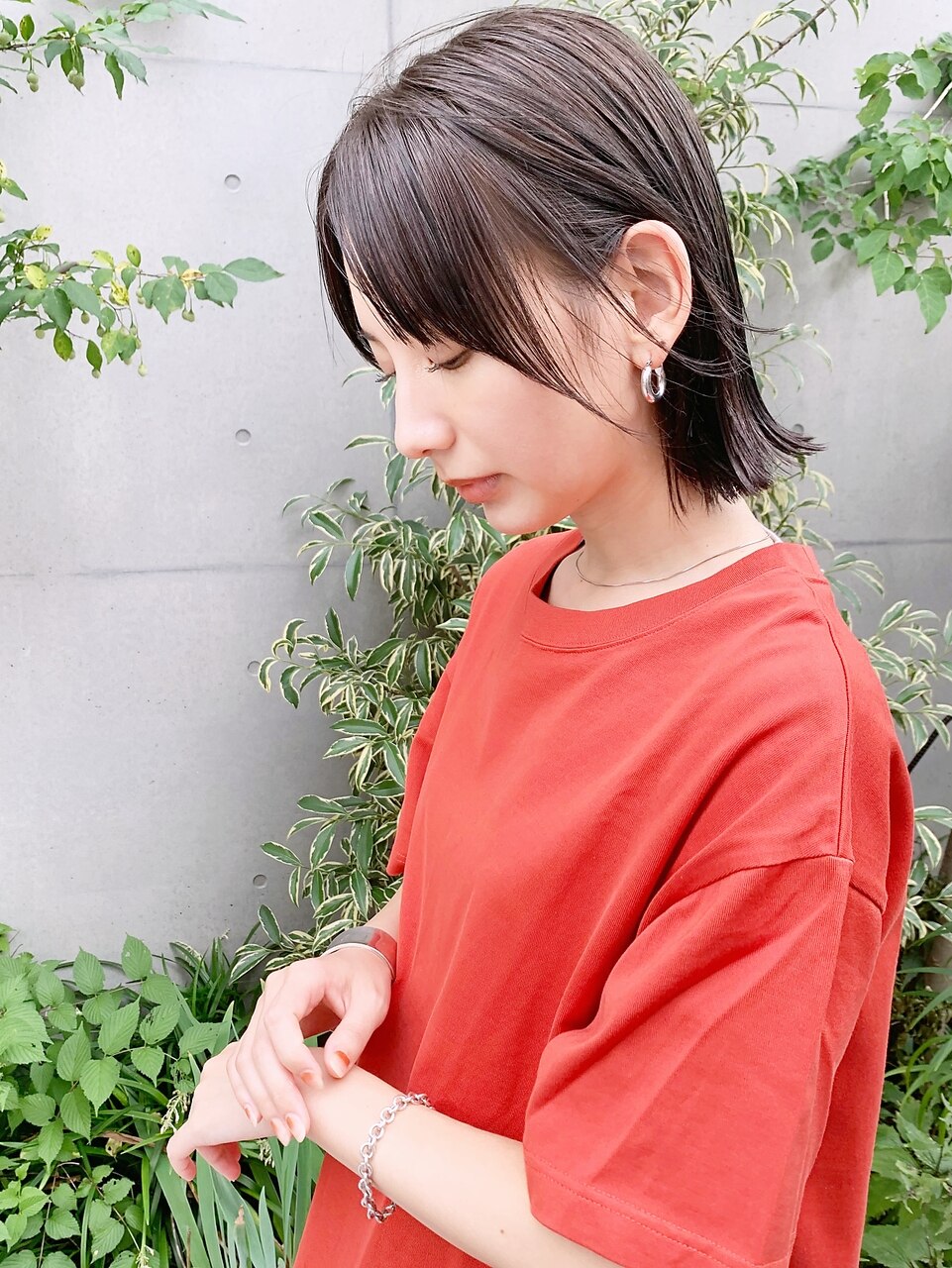 切りっぱなしボブ/結んでも可愛い【EIZO松下】