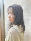 大人ミディ × こっくりベージュ #フェザーバング#大人かわいい