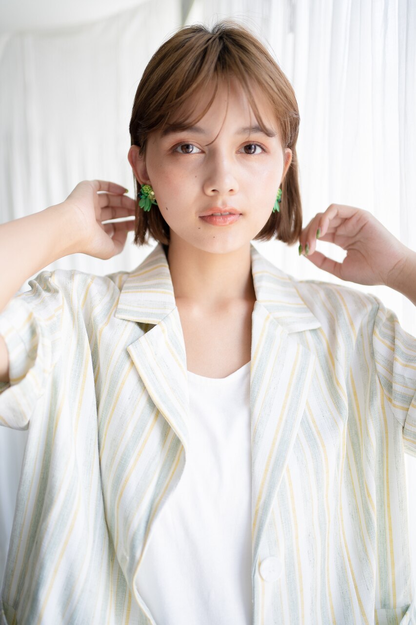 前髪パーマで崩れない！ラインとニュアンスを楽しむミニボブ