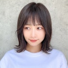 石塚/大人かわいいフェザーバング黒髪ボブ10代20代30代40代新宿