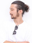 波巻きツーブロックマッシュスキンフェードアップバング束感114