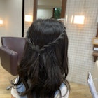 ◎キッズカット ハーフアップ