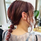 ルビーレッドグラデーションm【広島派手髪】