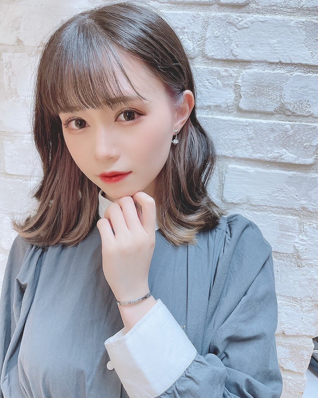 ミルクティーベージュ×インナーカラー