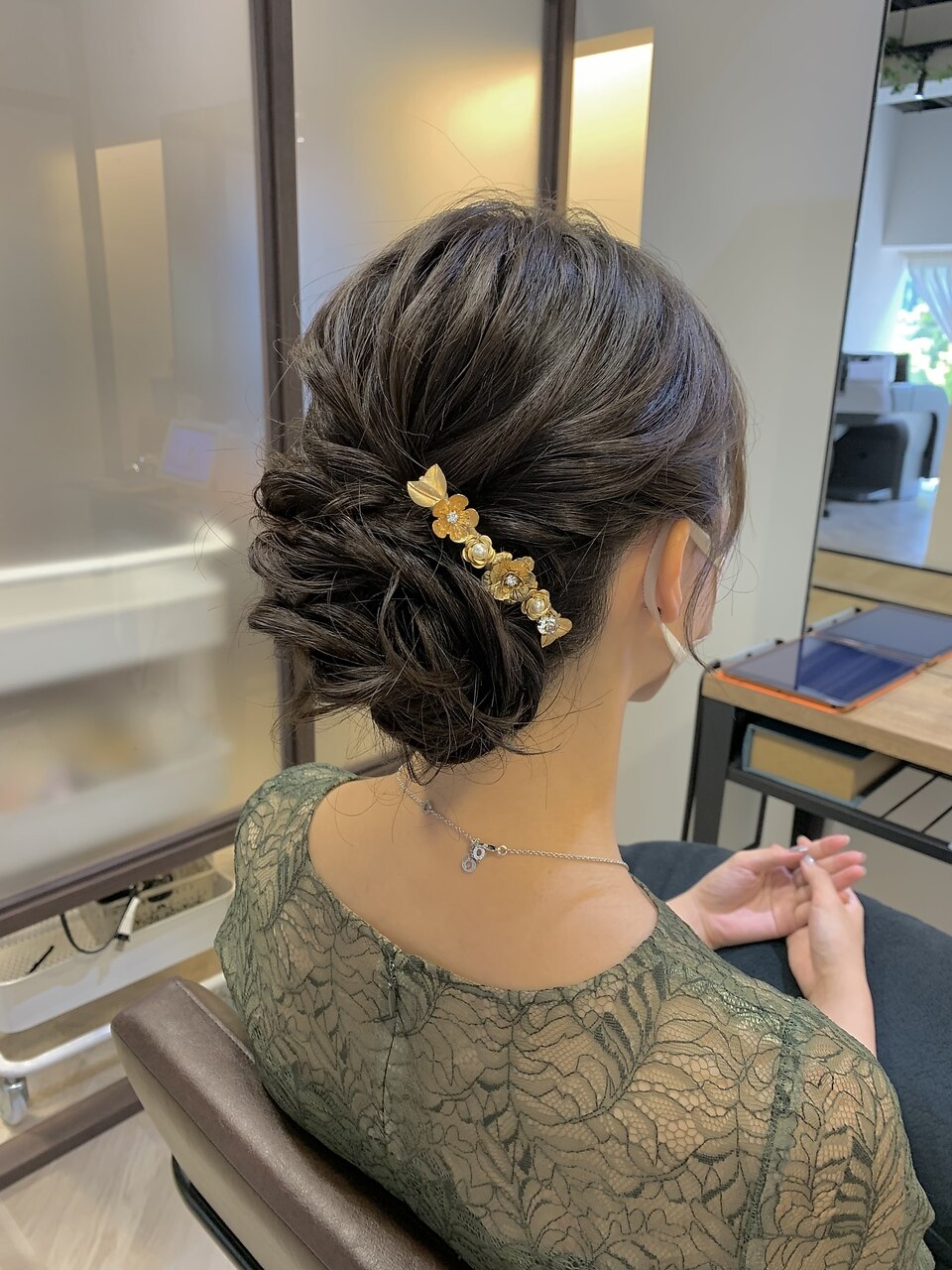 シニヨンアレンジ☆結婚式ヘアセット☆AMU