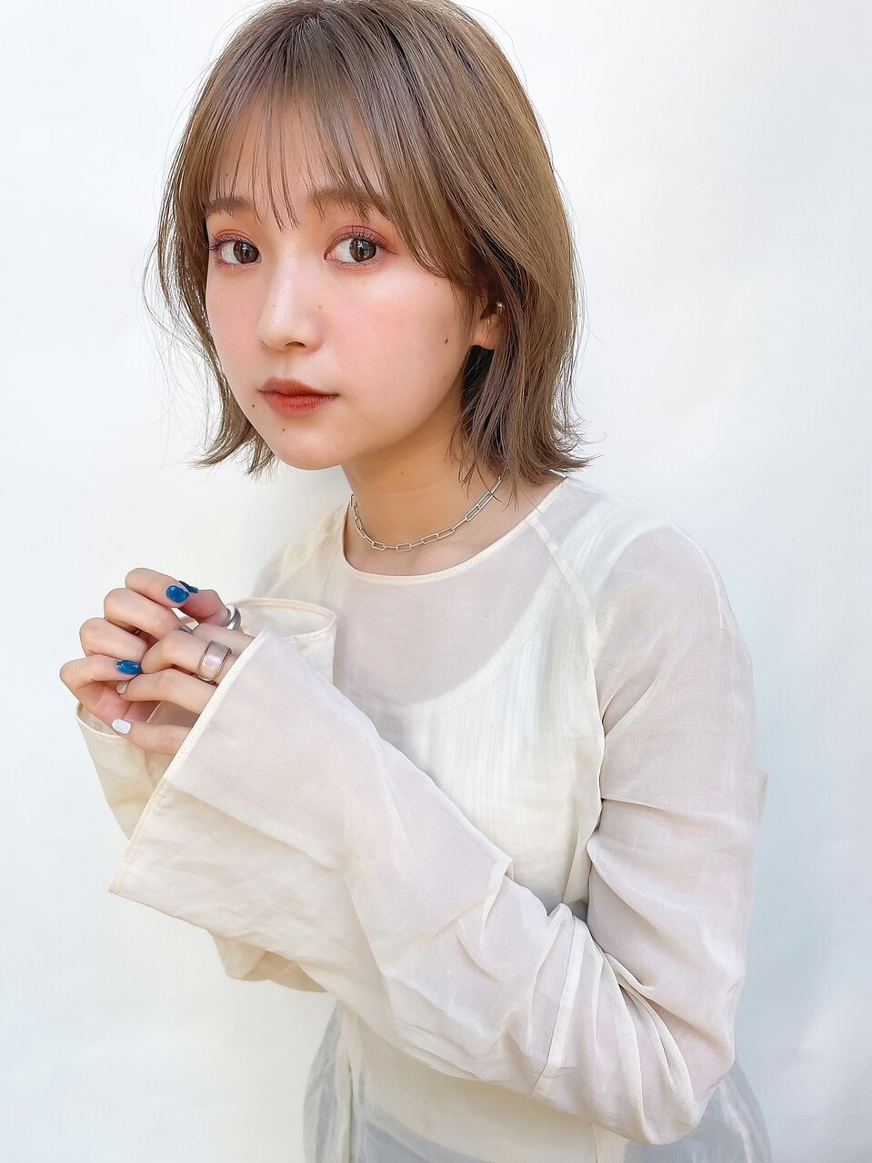 【LIPPS RayGINZA 井本まなみ】柔らかベージュハネボブ