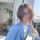 大人可愛いふわくしゃハンサムスタイル