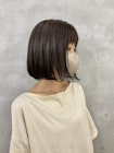 透明感カラー×大人ボブ