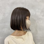 透明感カラー×大人ボブ