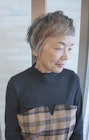 【ｍｏｕｆ】40代50代60代グレイヘア　アシメくびれショート