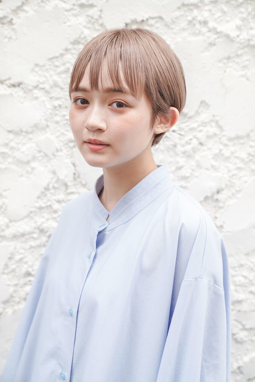 大人可愛い20代30代40代ショートボブ丸みショート◎