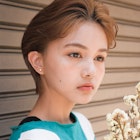 大人可愛い20代30代40代黒髪前下がりショートボブ丸みショート◎