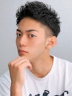 短髪黒髪ツーブロ！刈り上げソフモヒアップバングベリーショート