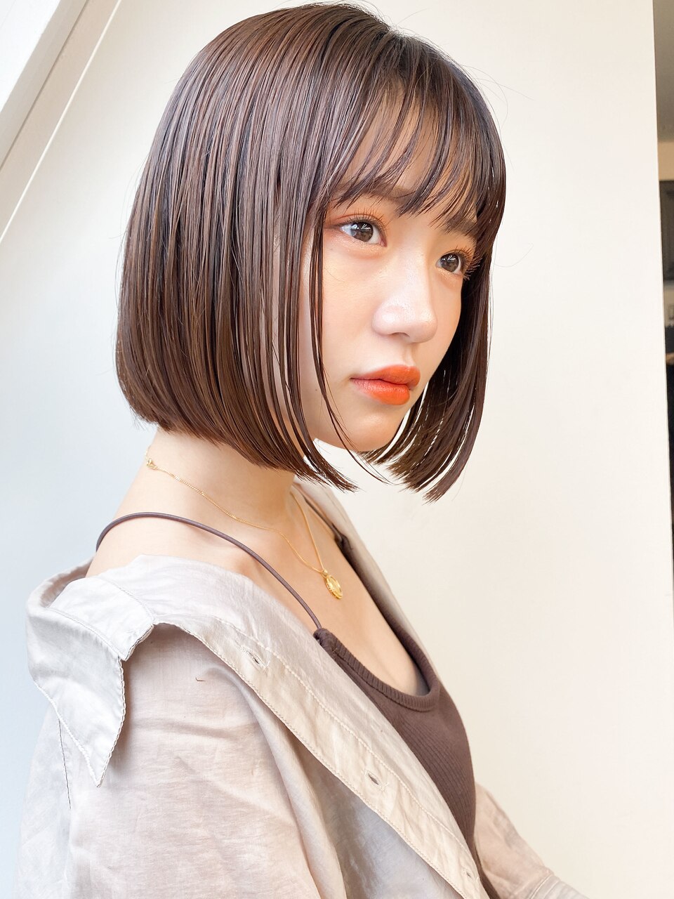 面長さんもボブでかわいく 失敗しないボブスタイルの取り入れ方 トレンドカタログ ホットペッパービューティーマガジン