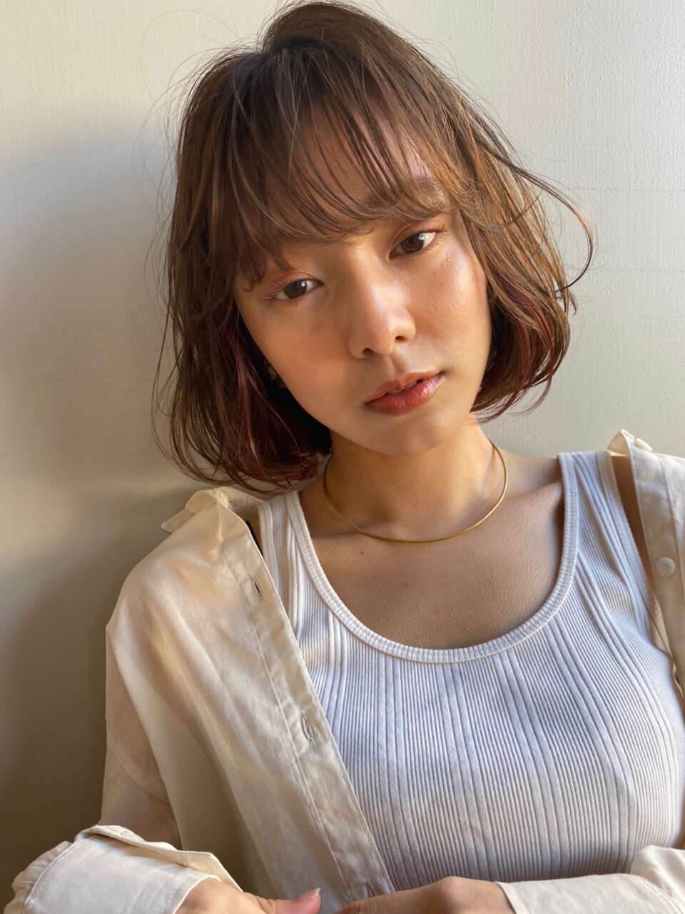 ニュアンスカールボブ