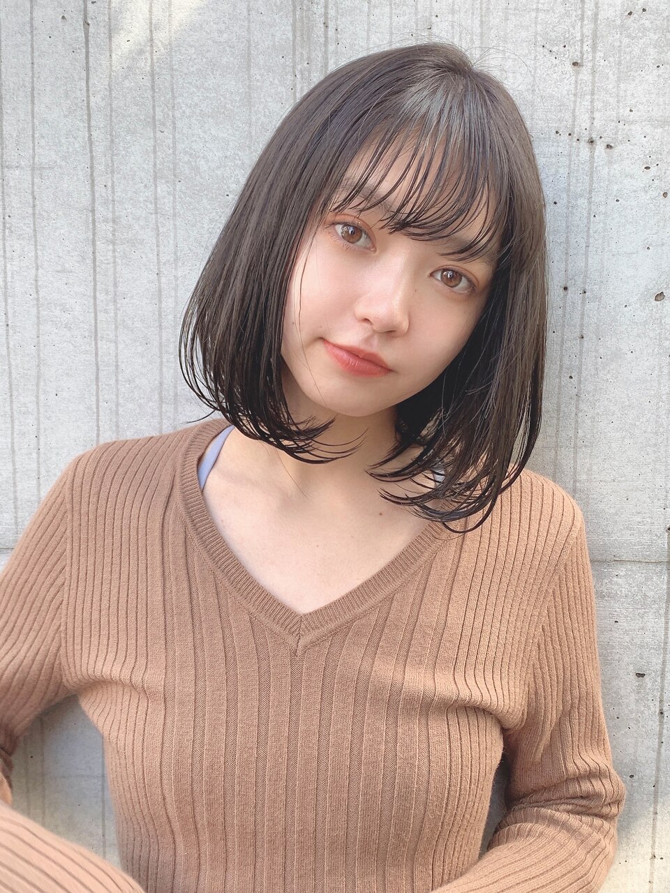 お洒落シンプルふわっとボブ