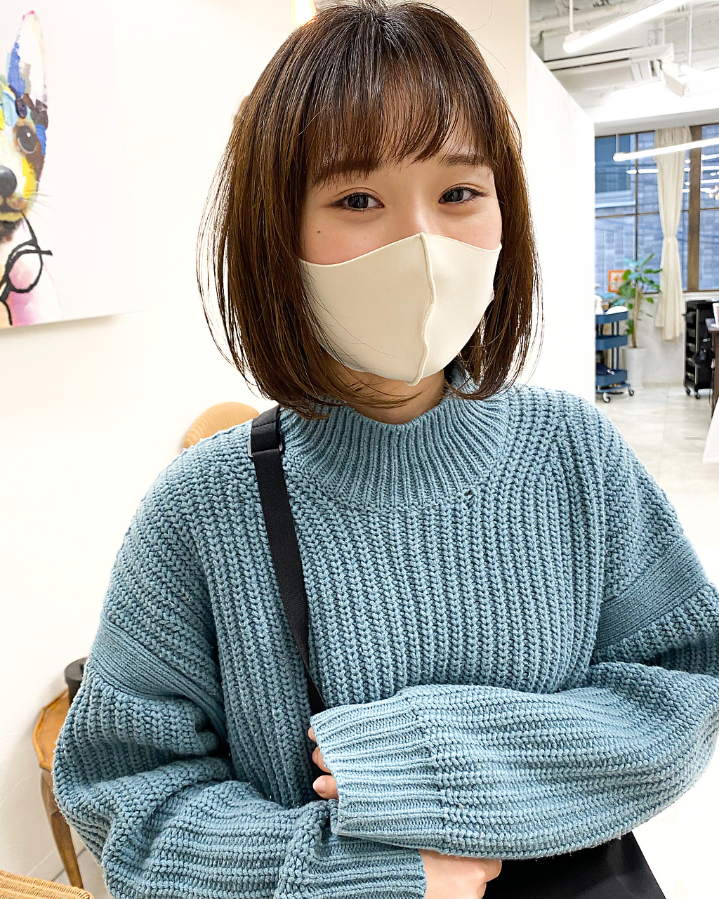 ＃髪質改善　＃短すぎないボブ　