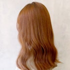 オレンジベージュゆる巻き_ミニウルフテラコッタ_ba322962