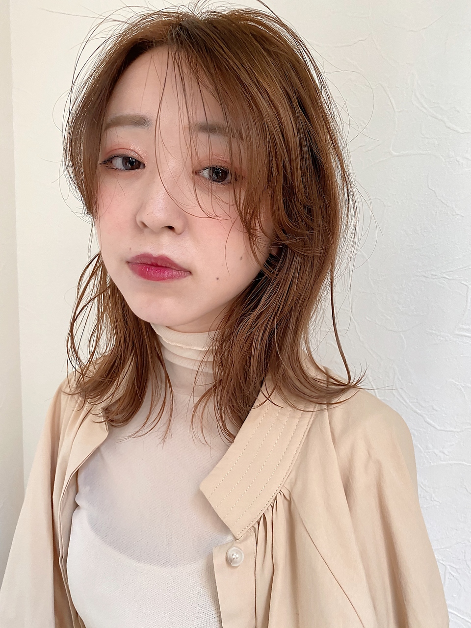 韓国風レイヤー×シースルーバング