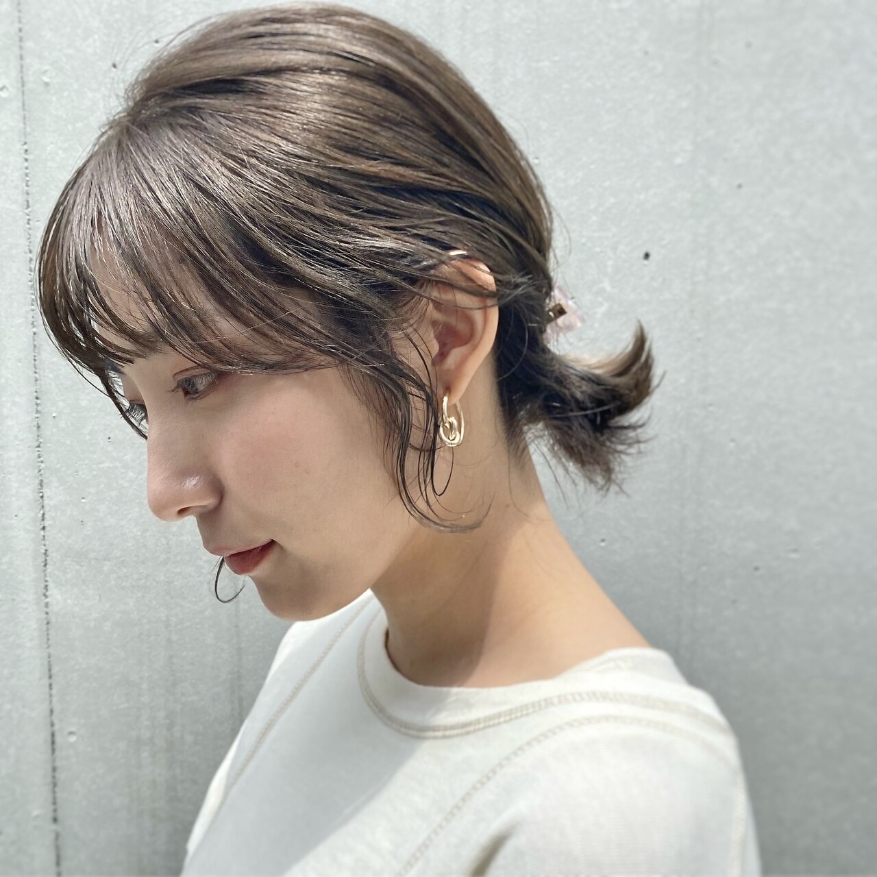 結べるボブヘアと透明感カラー◎