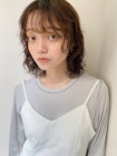 ミディアムレイヤー×ウェーブパーマ