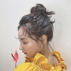 お団子アレンジヘア<2021秋ヘア>