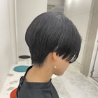 エッジの効いたハンサムショート