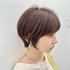 【佐々木担当】丸みショート*ココアブラウン*小顔