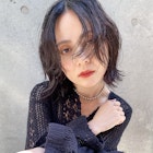 ワンレンボブ_カーキグレージュマッシュショート_8572