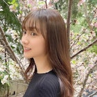 ナチュラルロング 透明感カラー 顔周りカット小顔カット