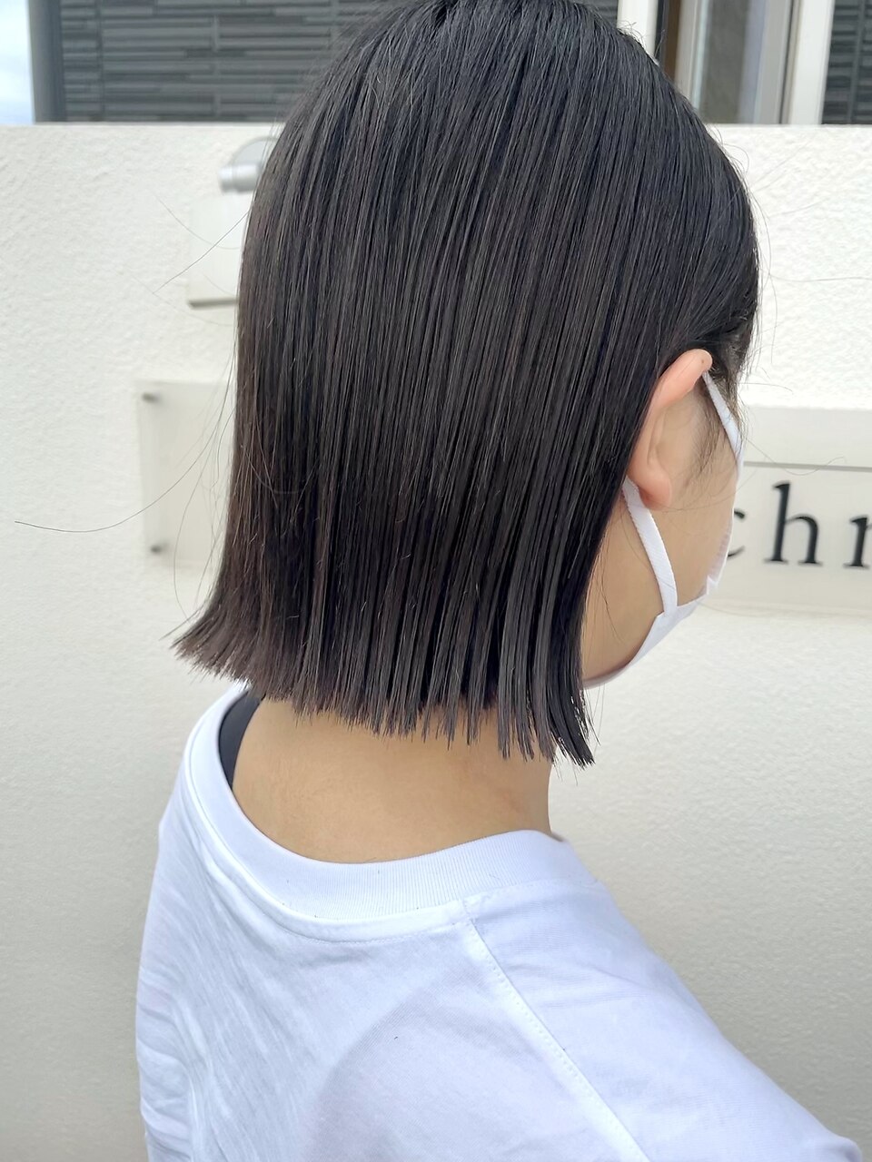 ぱつっと切りっぱなし Bob！！