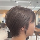 【耳かけショート】透け感ヘアくびれヘアふわふわショート