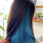 インナーカラーで楽しむ♪【ターコイズブルー】