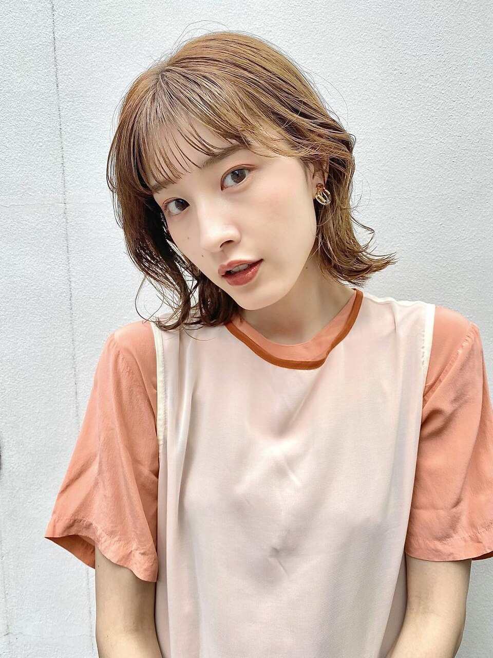 10代20代30代　外ハネくびれボブ